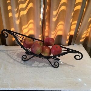 Unique Metal Basket / Decorative Fruit Holder